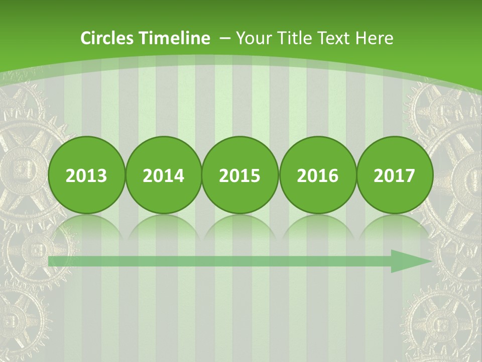 Industrial Mechanic Cogwheel PowerPoint Template