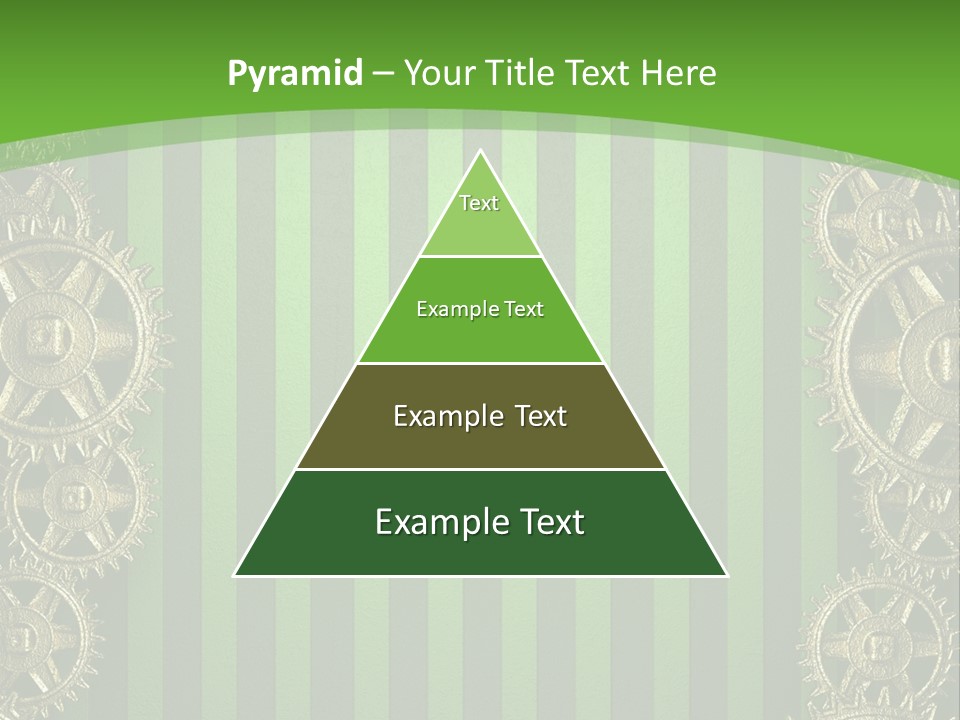Industrial Mechanic Cogwheel PowerPoint Template
