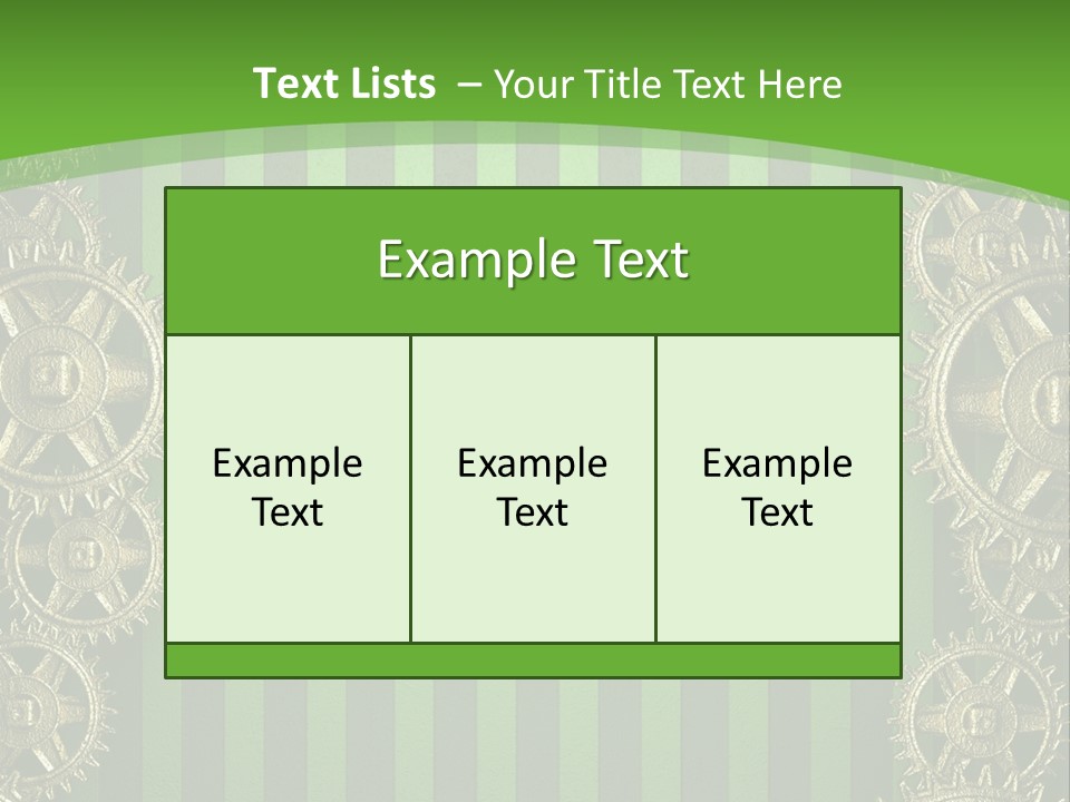 Industrial Mechanic Cogwheel PowerPoint Template