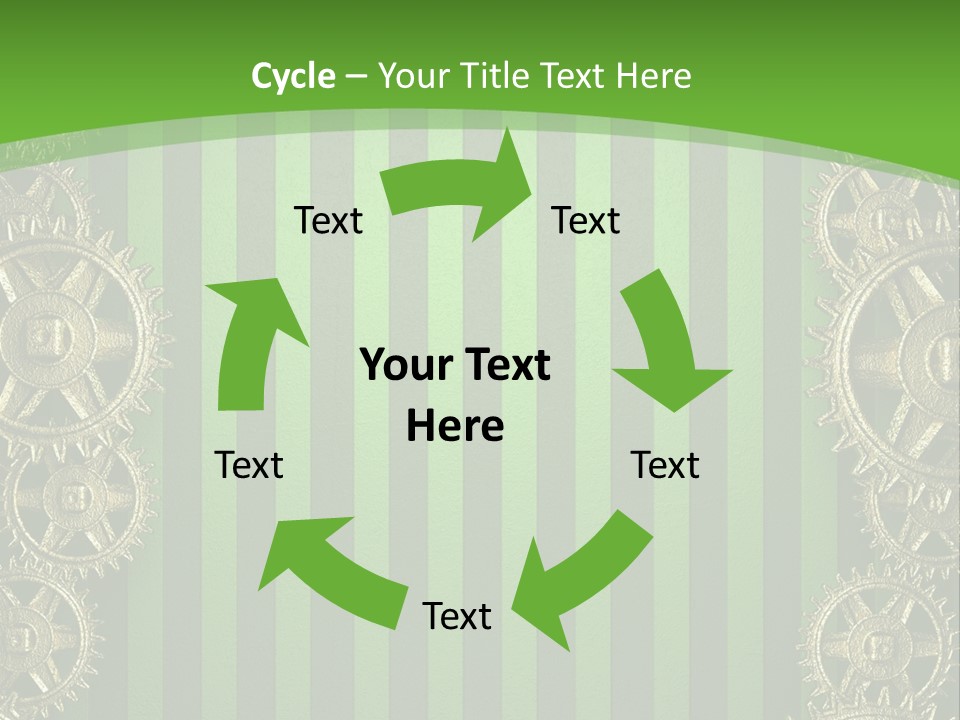 Industrial Mechanic Cogwheel PowerPoint Template