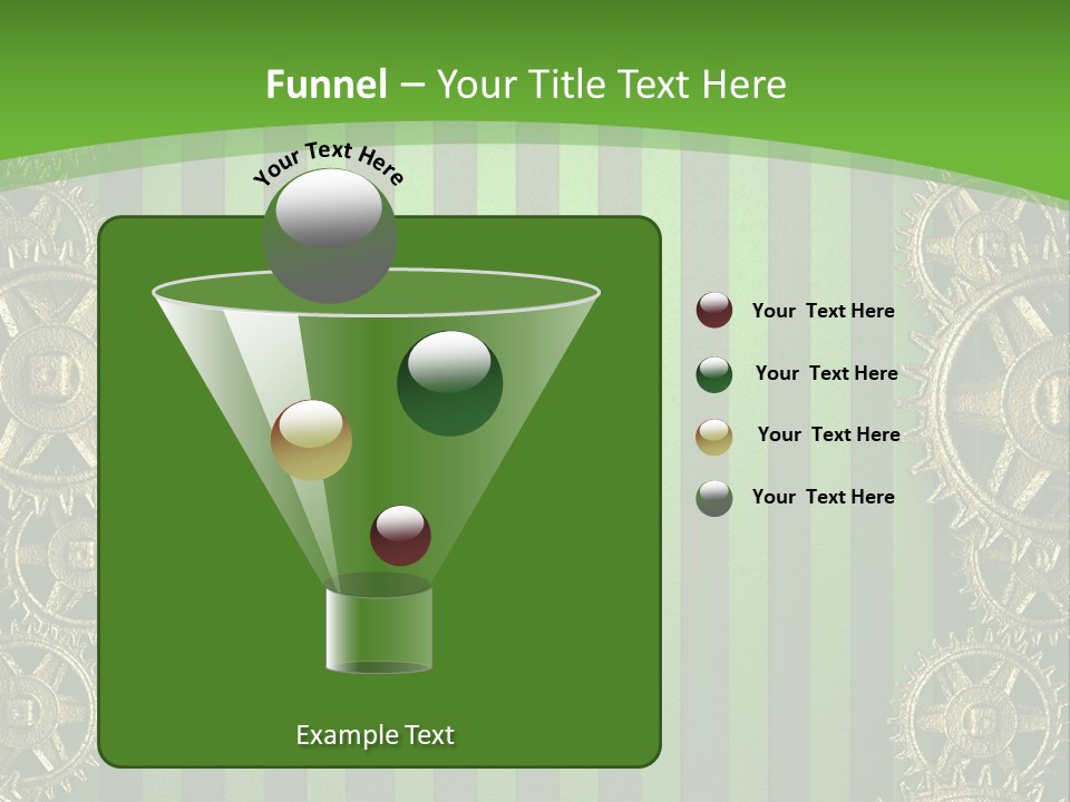 Industrial Mechanic Cogwheel PowerPoint Template