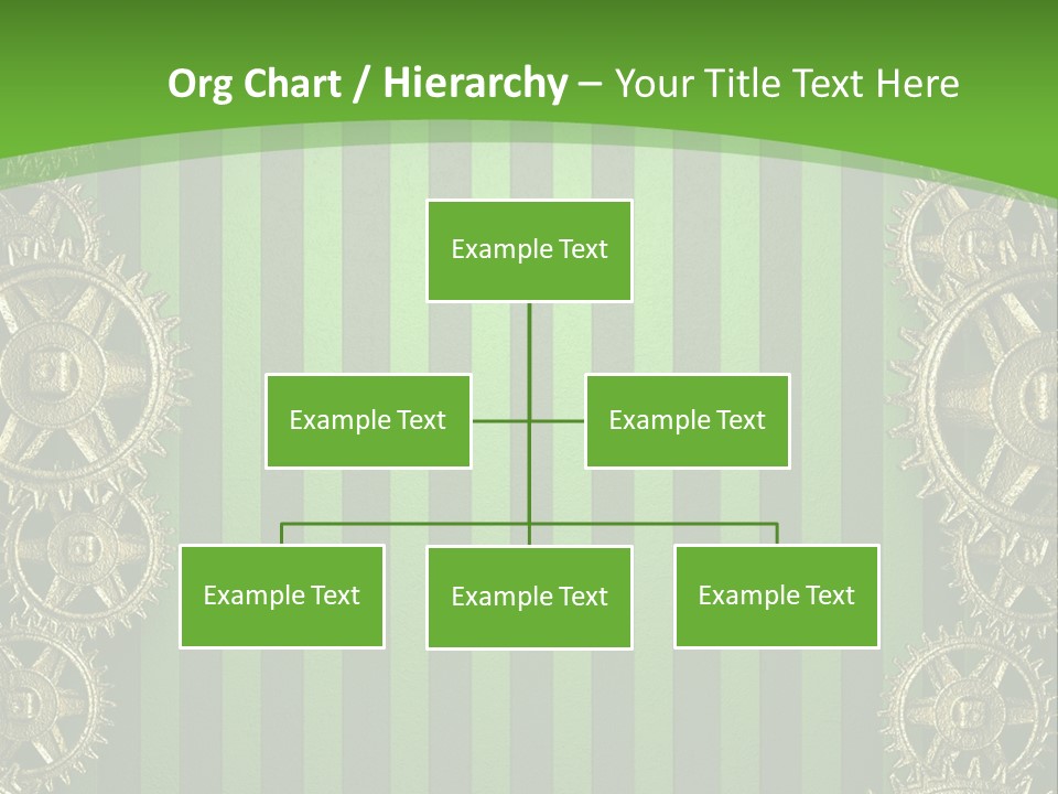 Industrial Mechanic Cogwheel PowerPoint Template