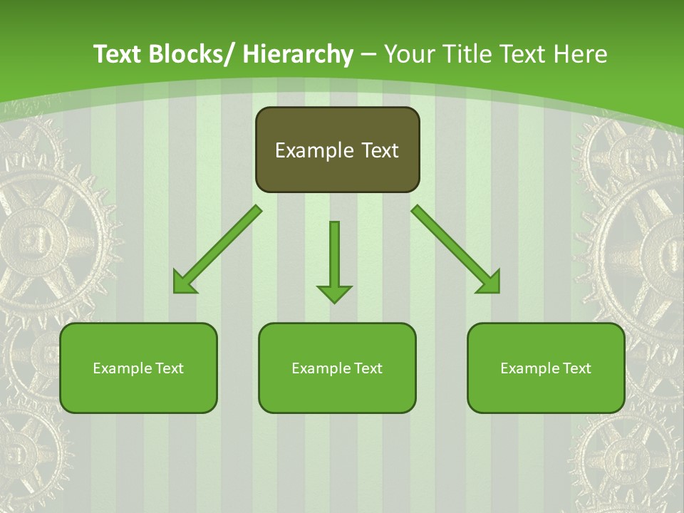 Industrial Mechanic Cogwheel PowerPoint Template