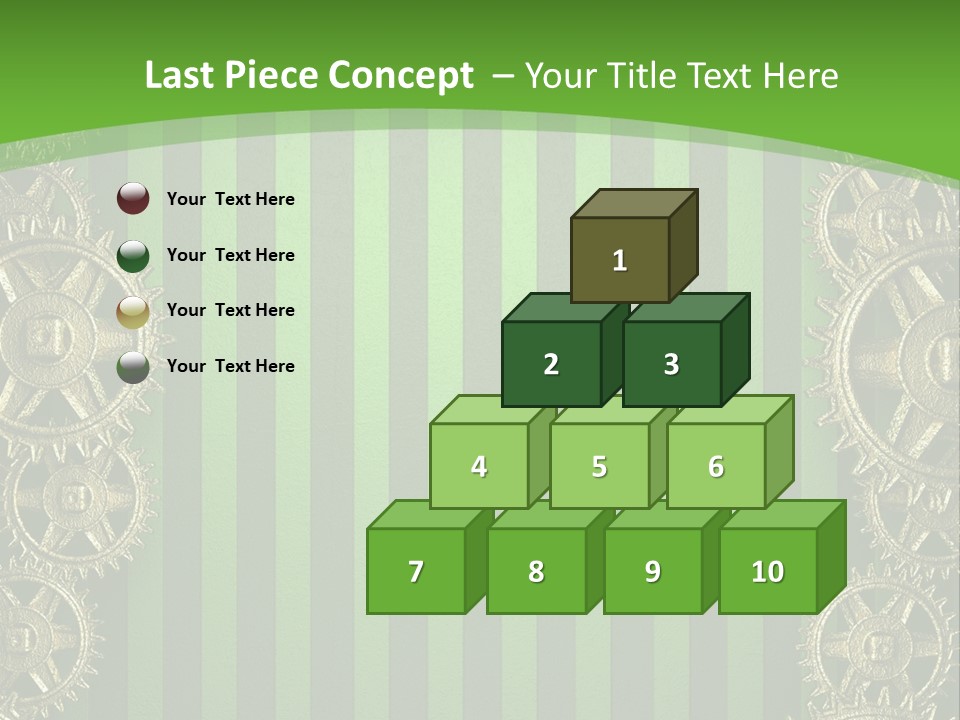 Industrial Mechanic Cogwheel PowerPoint Template