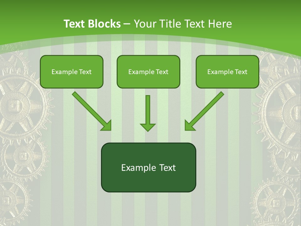 Industrial Mechanic Cogwheel PowerPoint Template