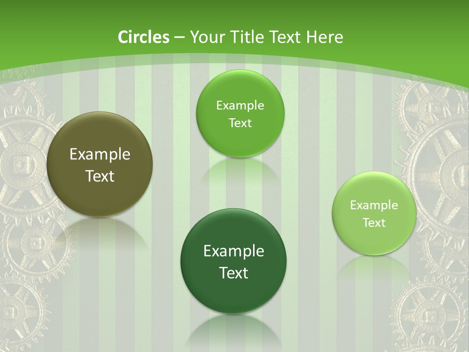 Industrial Mechanic Cogwheel PowerPoint Template