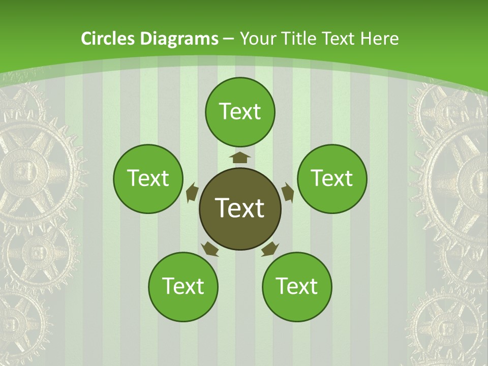 Industrial Mechanic Cogwheel PowerPoint Template