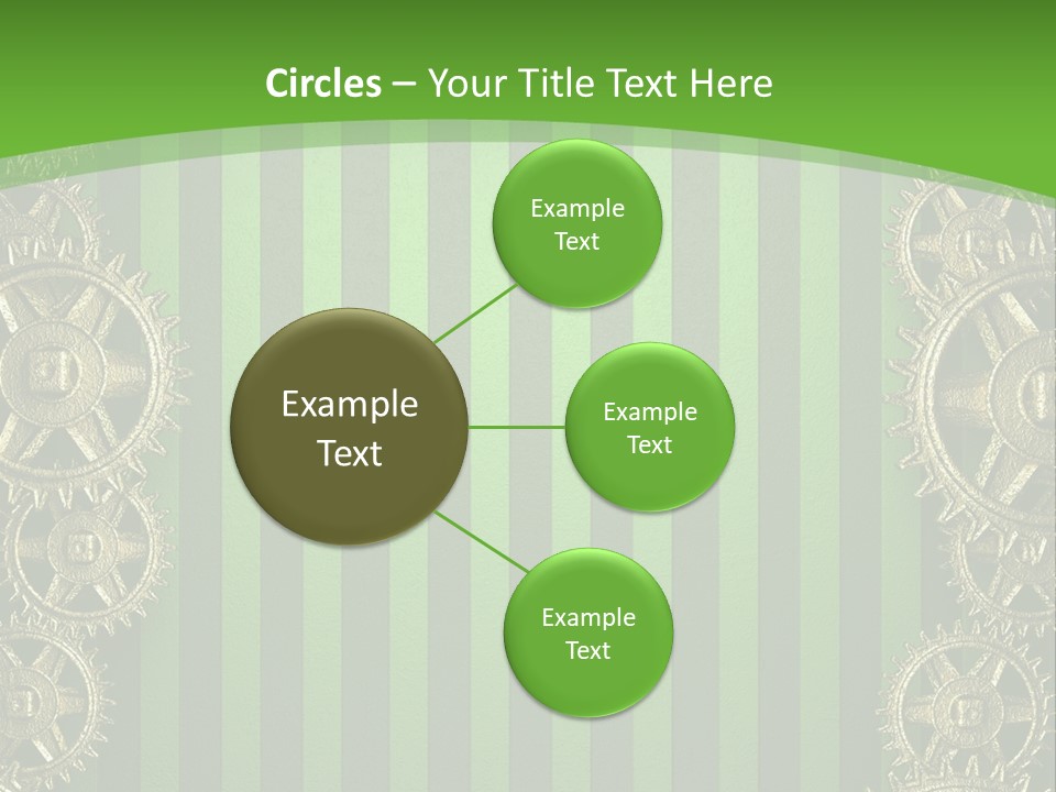 Industrial Mechanic Cogwheel PowerPoint Template