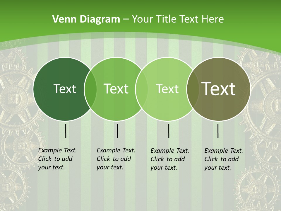 Industrial Mechanic Cogwheel PowerPoint Template