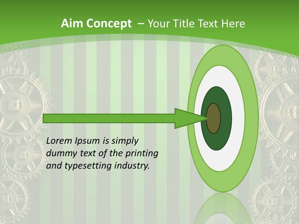 Industrial Mechanic Cogwheel PowerPoint Template