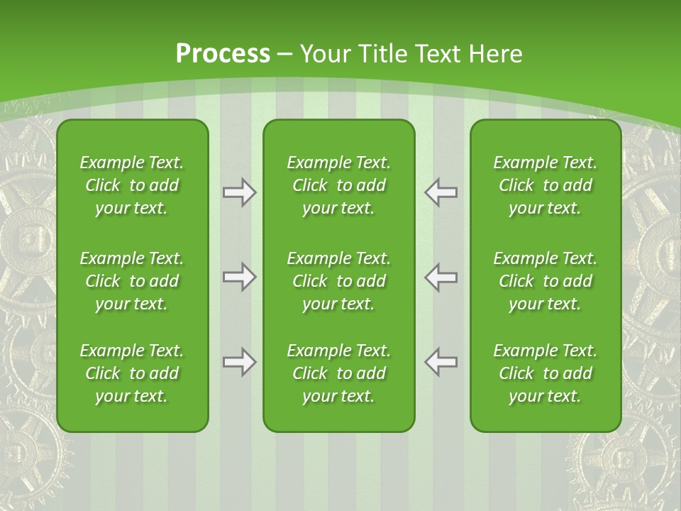 Industrial Mechanic Cogwheel PowerPoint Template