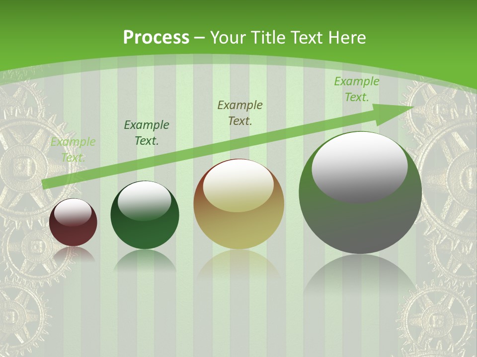 Industrial Mechanic Cogwheel PowerPoint Template