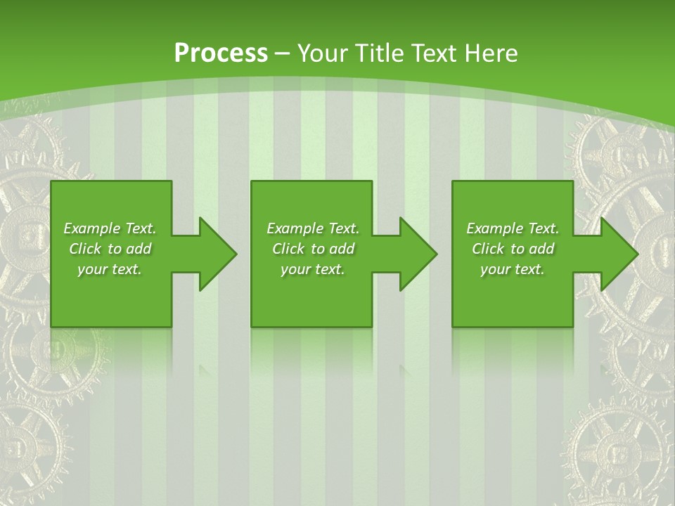 Industrial Mechanic Cogwheel PowerPoint Template