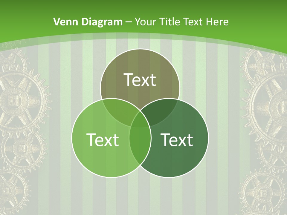 Industrial Mechanic Cogwheel PowerPoint Template