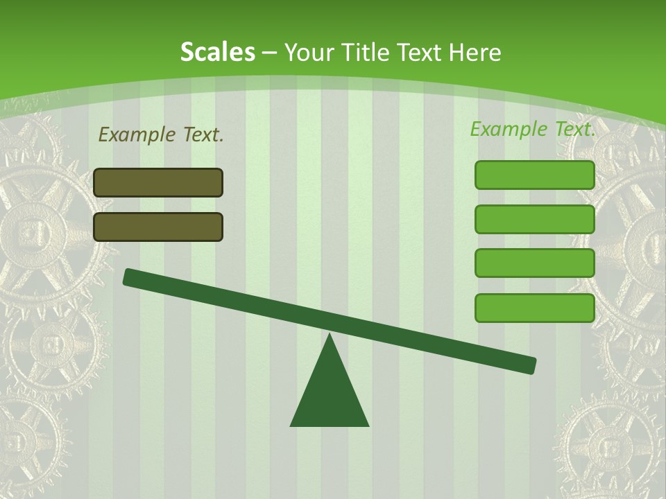 Industrial Mechanic Cogwheel PowerPoint Template