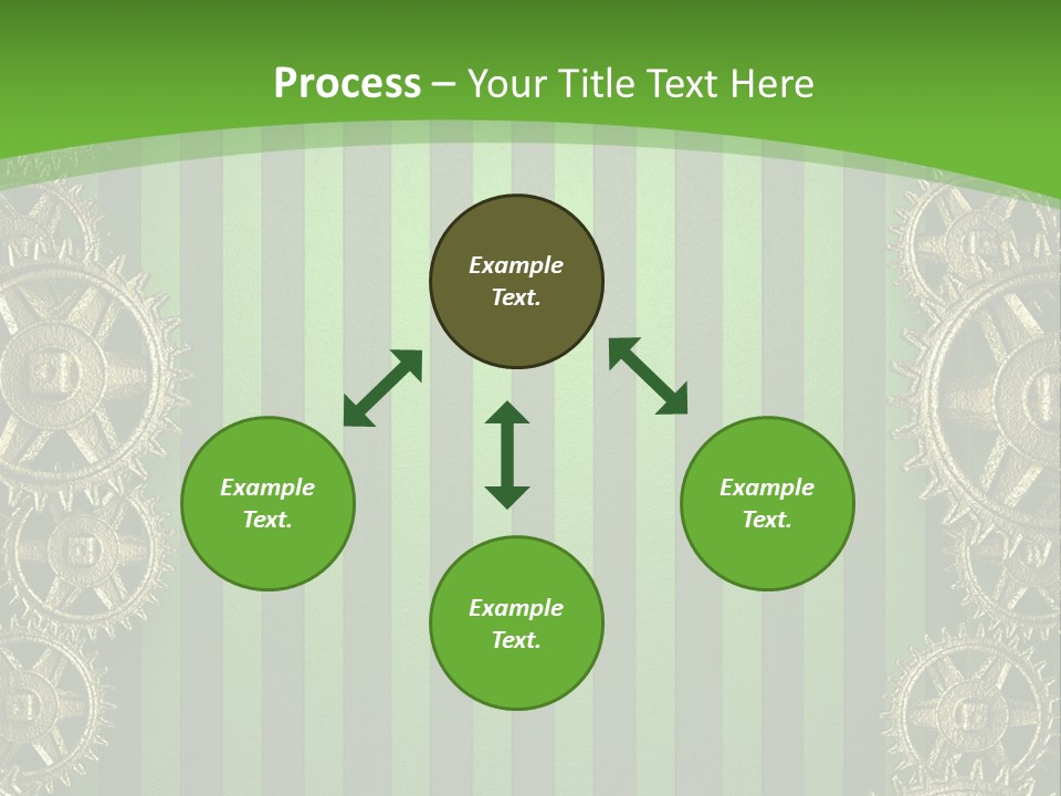 Industrial Mechanic Cogwheel PowerPoint Template