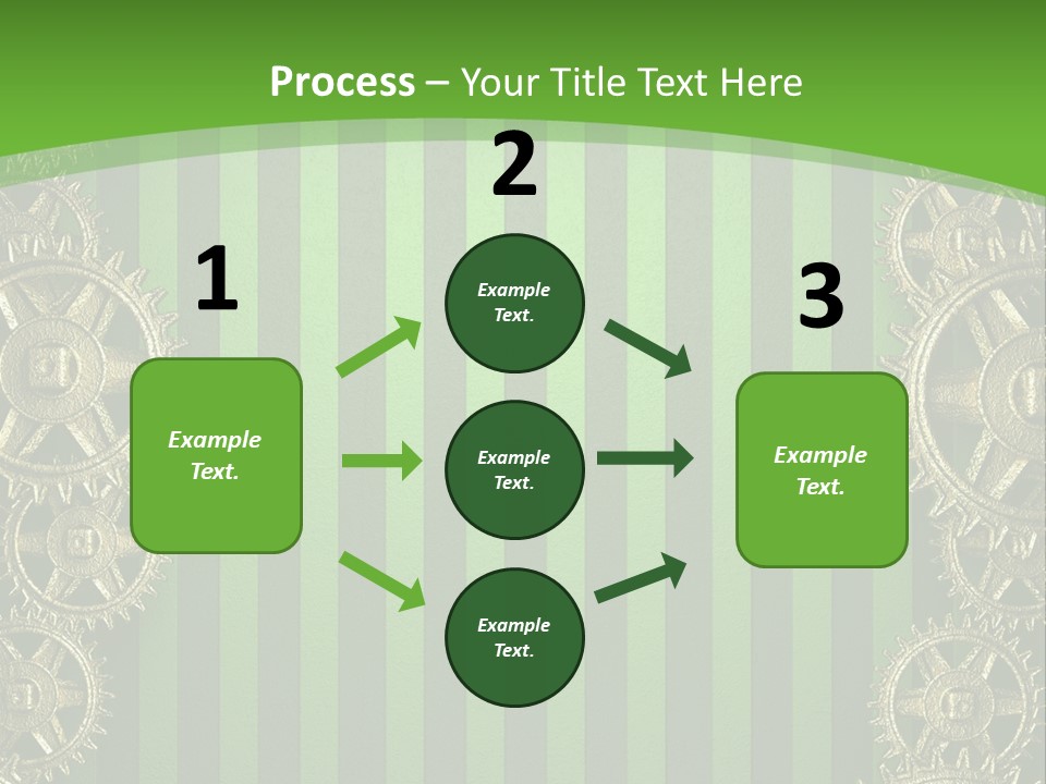 Industrial Mechanic Cogwheel PowerPoint Template