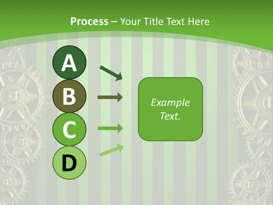 Industrial Mechanic Cogwheel PowerPoint Template