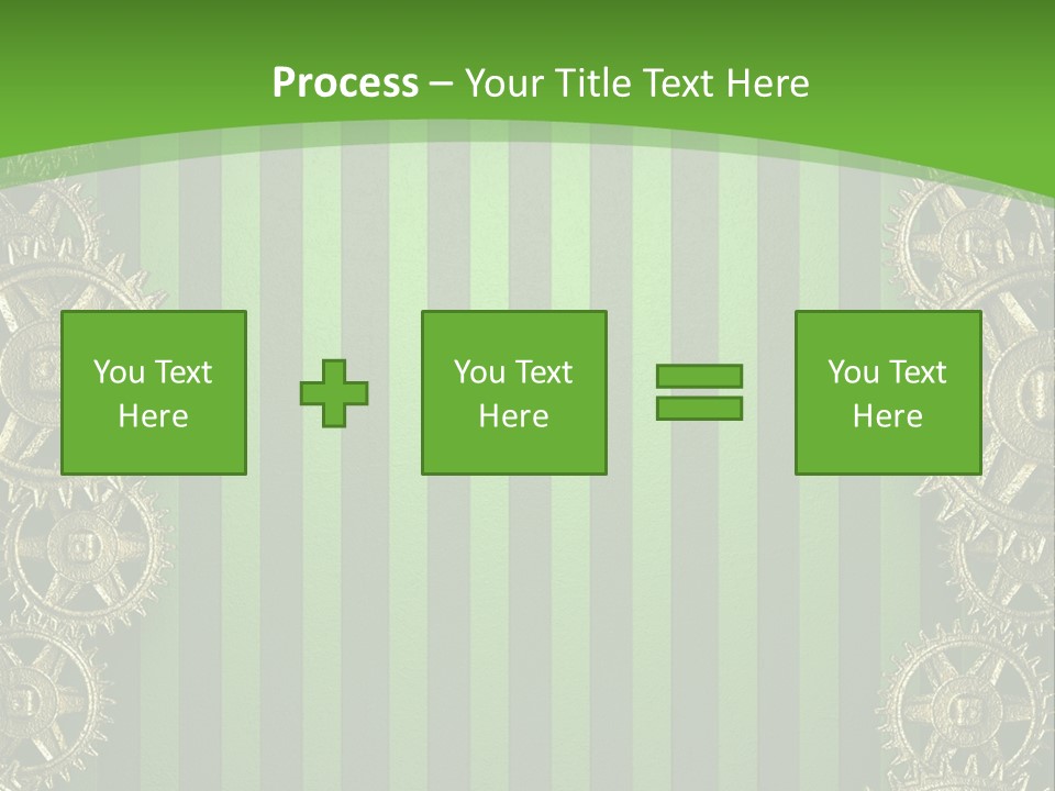 Industrial Mechanic Cogwheel PowerPoint Template
