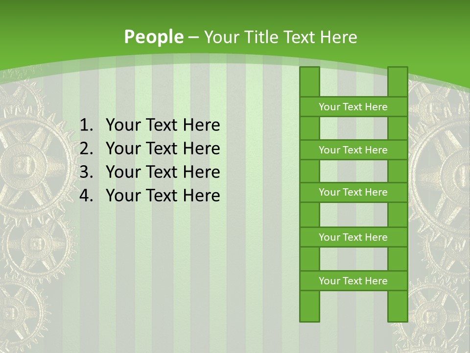 Industrial Mechanic Cogwheel PowerPoint Template