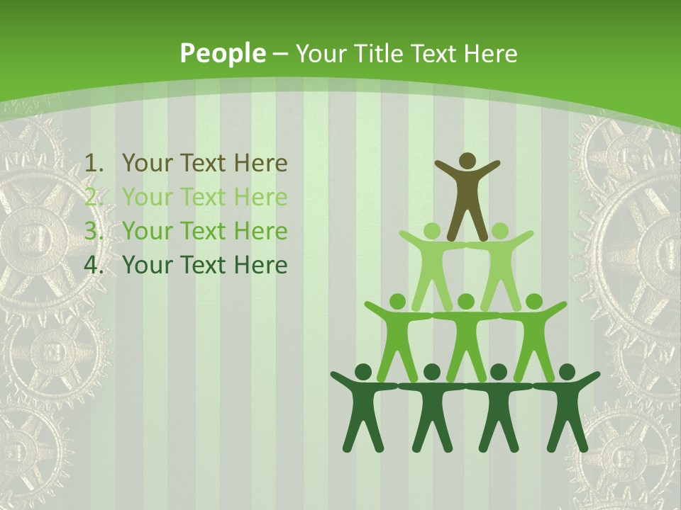 Industrial Mechanic Cogwheel PowerPoint Template