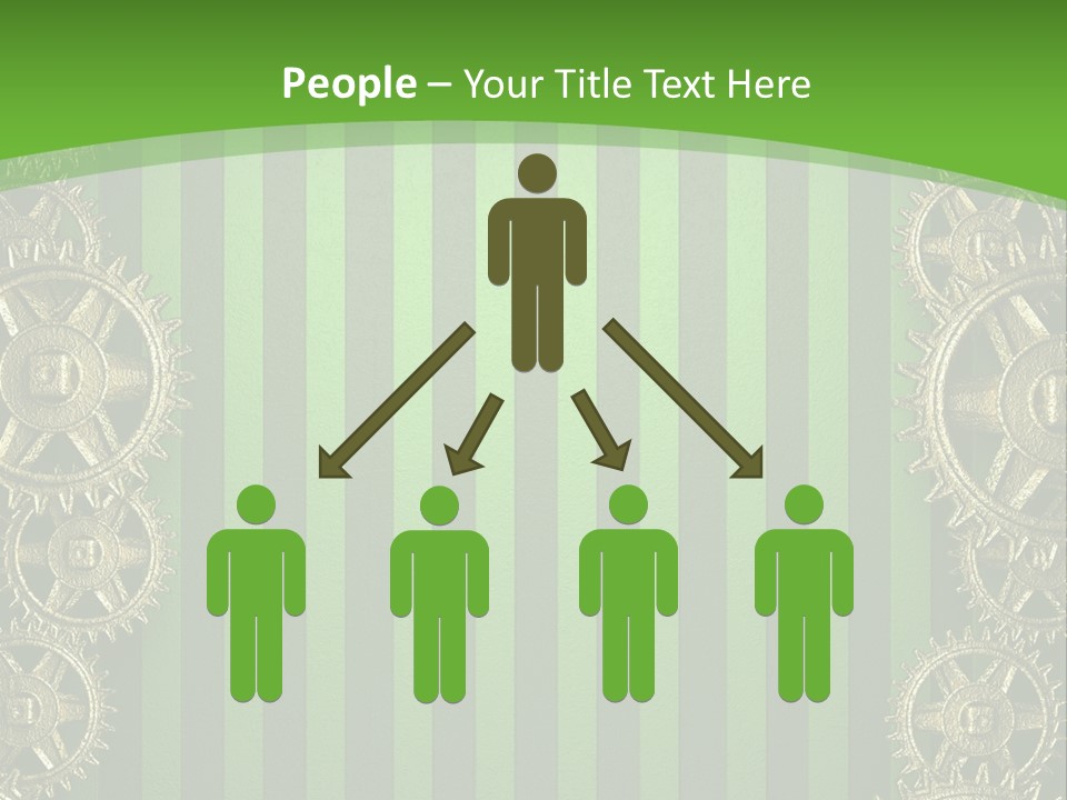 Industrial Mechanic Cogwheel PowerPoint Template