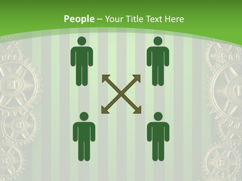 Industrial Mechanic Cogwheel PowerPoint Template