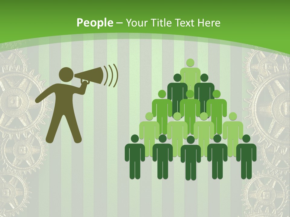 Industrial Mechanic Cogwheel PowerPoint Template