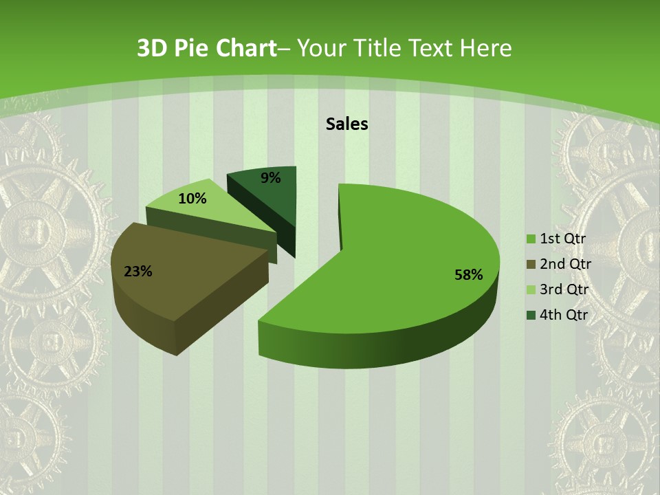 Industrial Mechanic Cogwheel PowerPoint Template