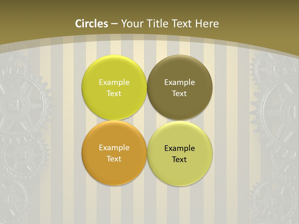 Alloy Cog Mechanism PowerPoint Template