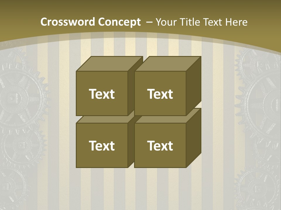 Alloy Cog Mechanism PowerPoint Template
