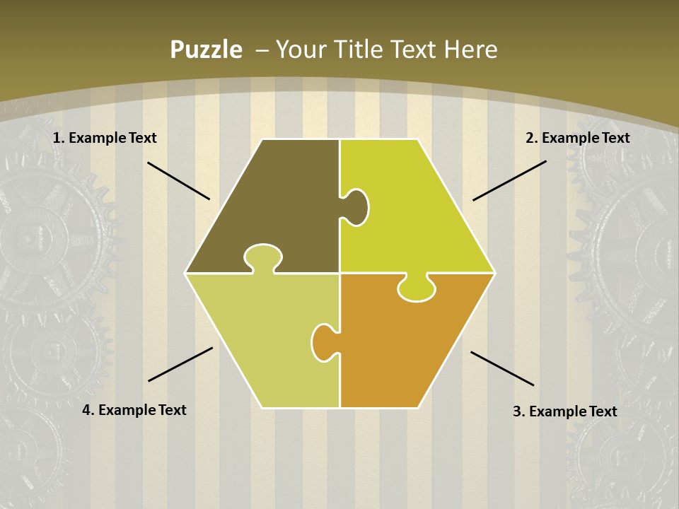 Alloy Cog Mechanism PowerPoint Template