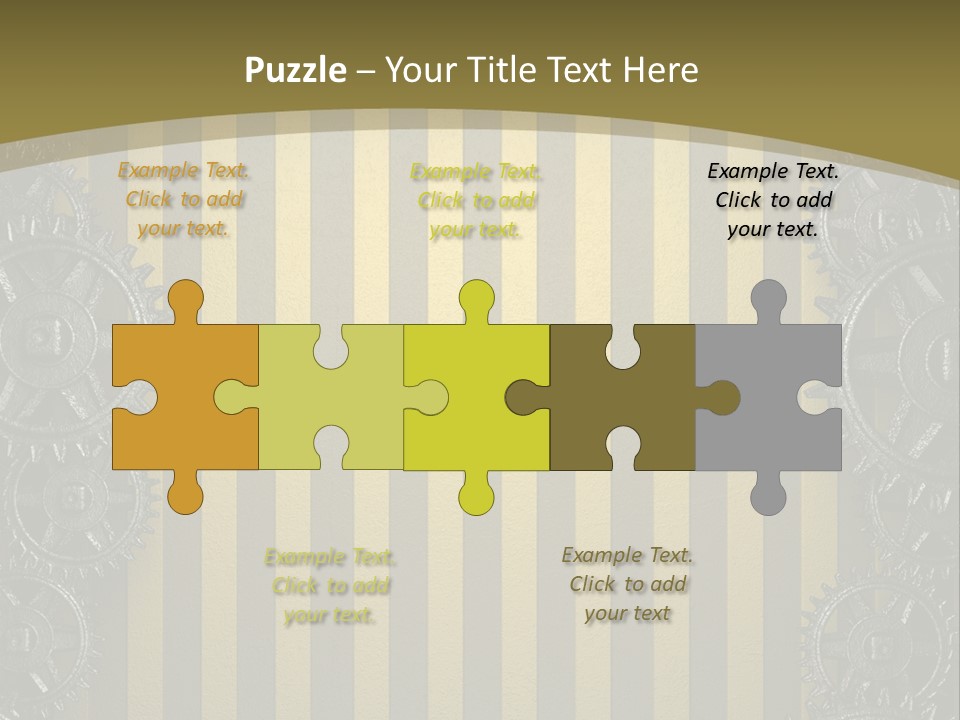 Alloy Cog Mechanism PowerPoint Template