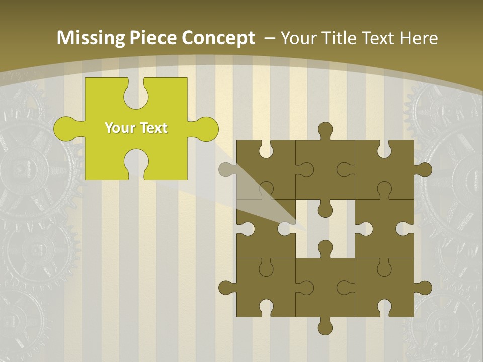 Alloy Cog Mechanism PowerPoint Template