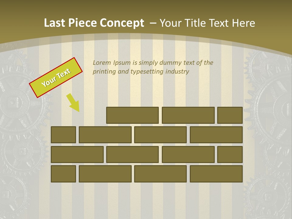 Alloy Cog Mechanism PowerPoint Template