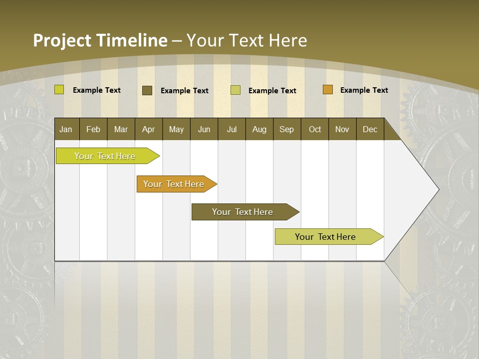 Alloy Cog Mechanism PowerPoint Template