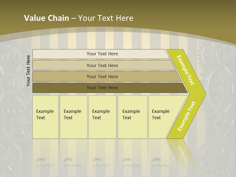 Alloy Cog Mechanism PowerPoint Template