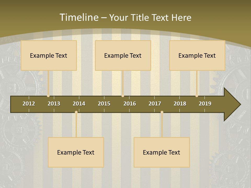 Alloy Cog Mechanism PowerPoint Template