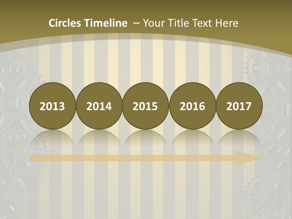 Alloy Cog Mechanism PowerPoint Template