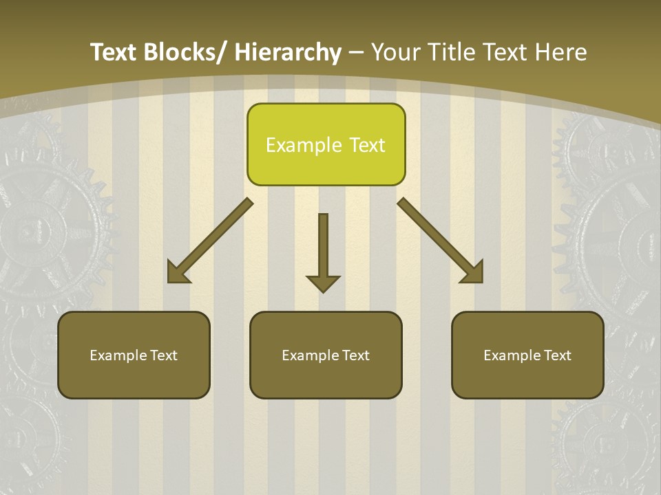 Alloy Cog Mechanism PowerPoint Template