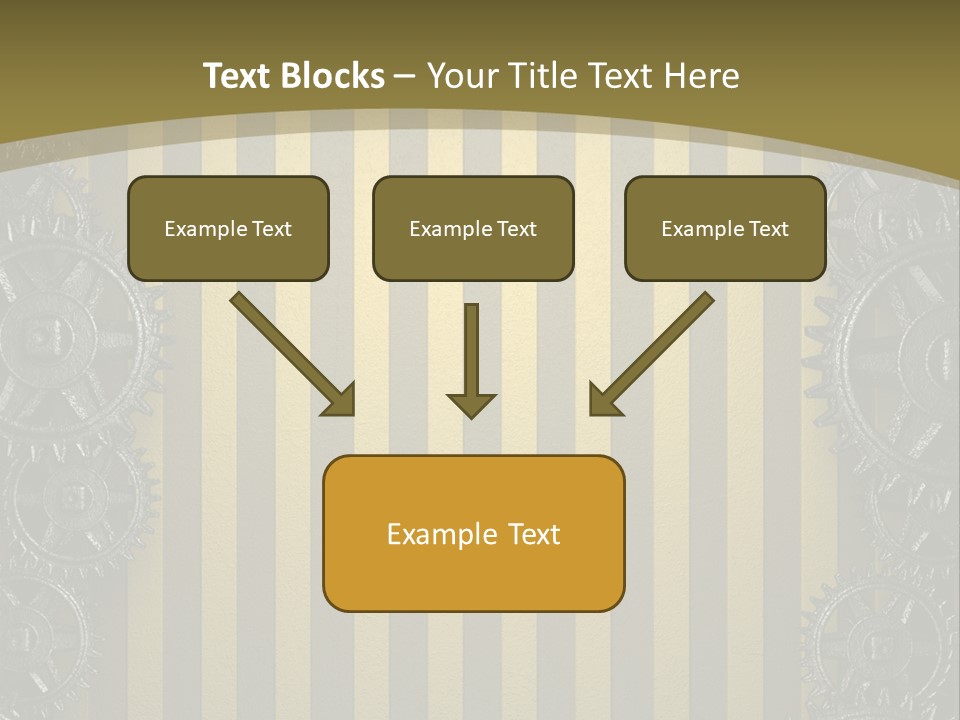 Alloy Cog Mechanism PowerPoint Template