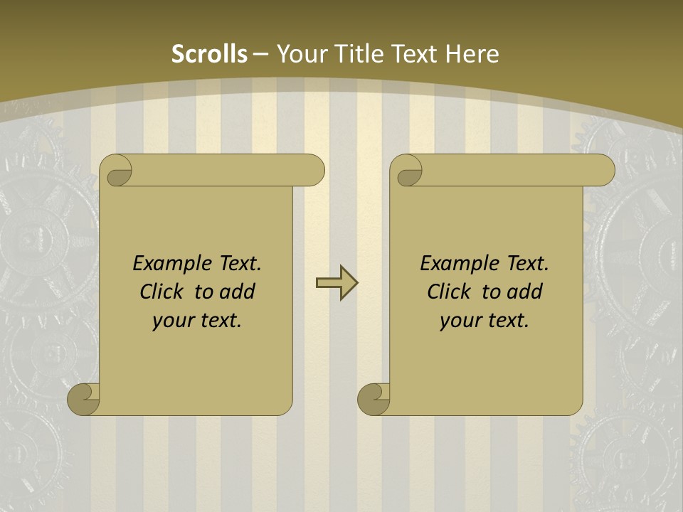 Alloy Cog Mechanism PowerPoint Template