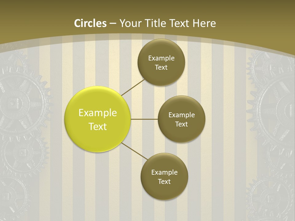 Alloy Cog Mechanism PowerPoint Template