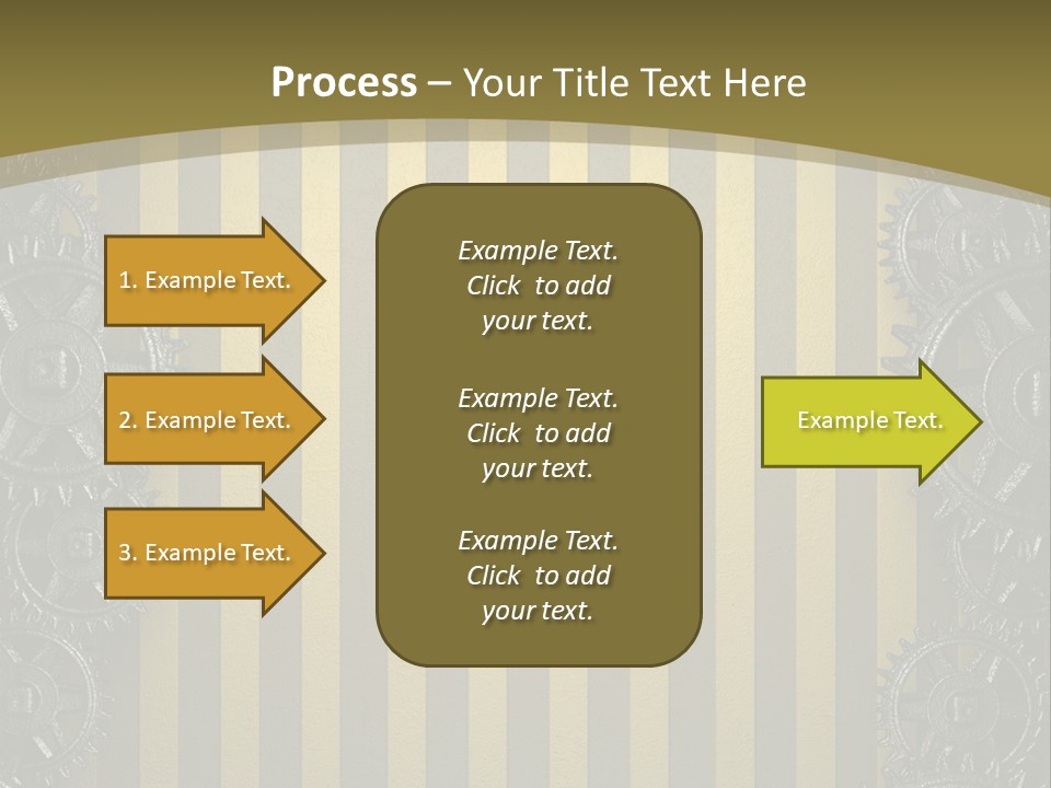 Alloy Cog Mechanism PowerPoint Template