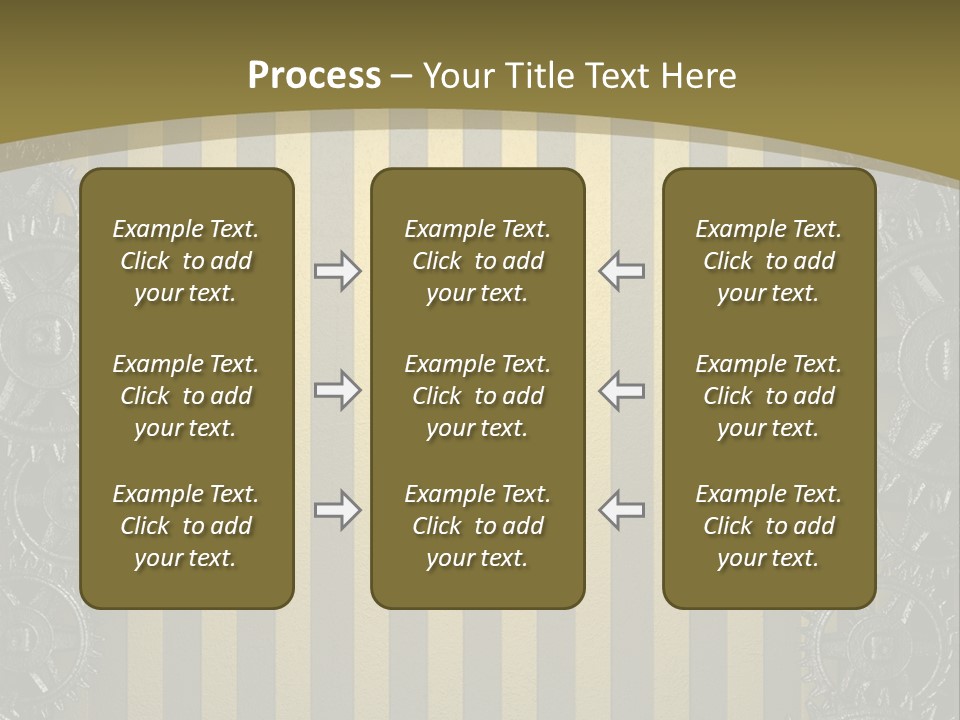 Alloy Cog Mechanism PowerPoint Template