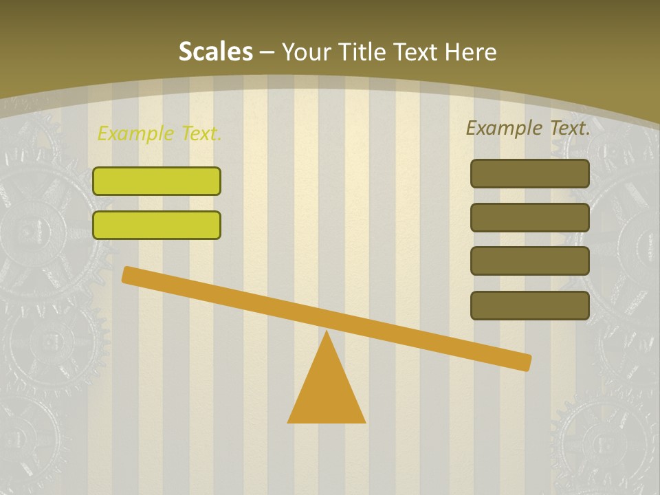 Alloy Cog Mechanism PowerPoint Template