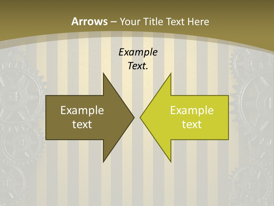 Alloy Cog Mechanism PowerPoint Template