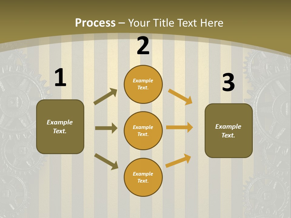 Alloy Cog Mechanism PowerPoint Template