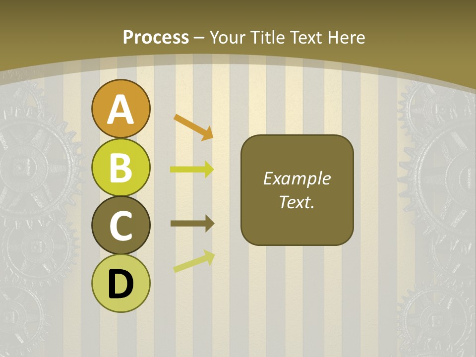 Alloy Cog Mechanism PowerPoint Template