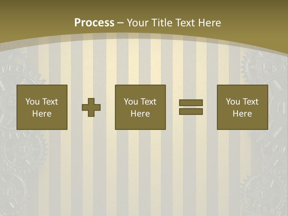 Alloy Cog Mechanism PowerPoint Template